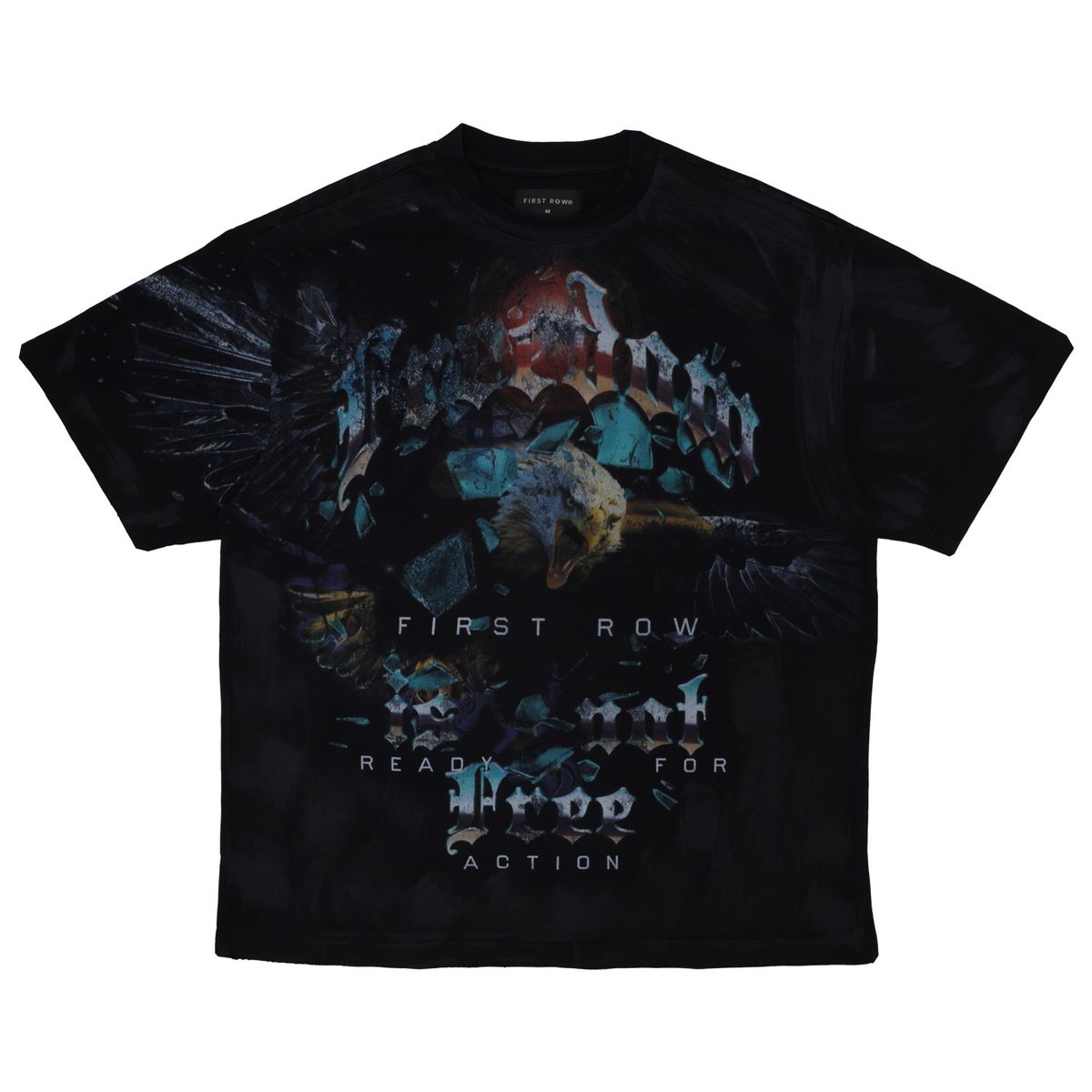 First Row FREEDOM IS NOT FREE WASHED T-SHIRT
