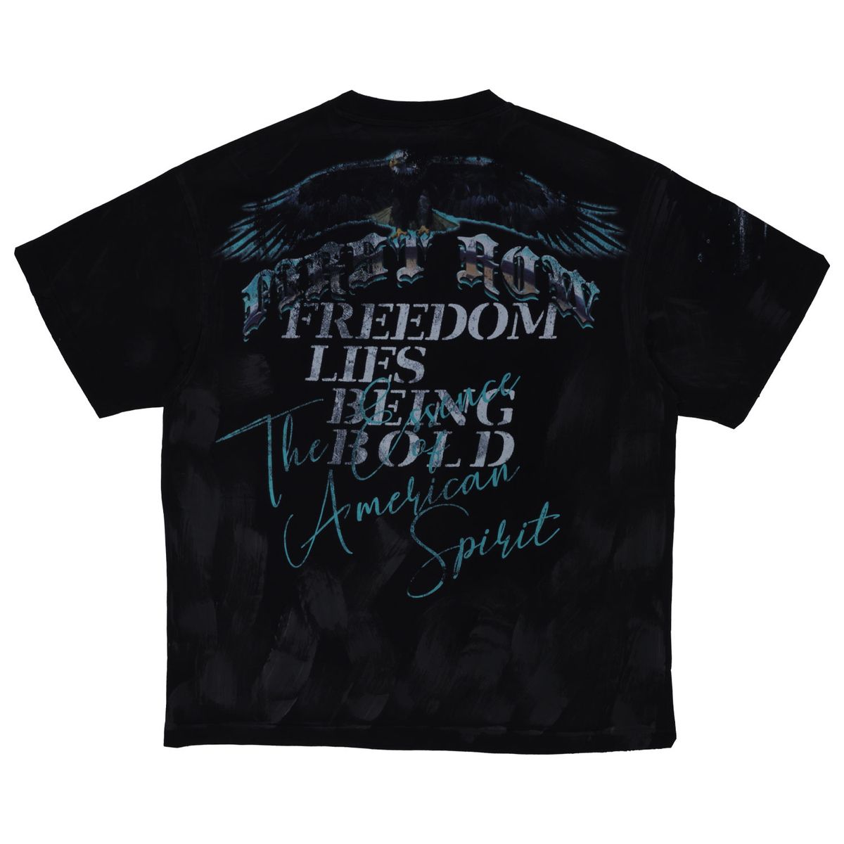 First Row FREEDOM IS NOT FREE WASHED T-SHIRT
