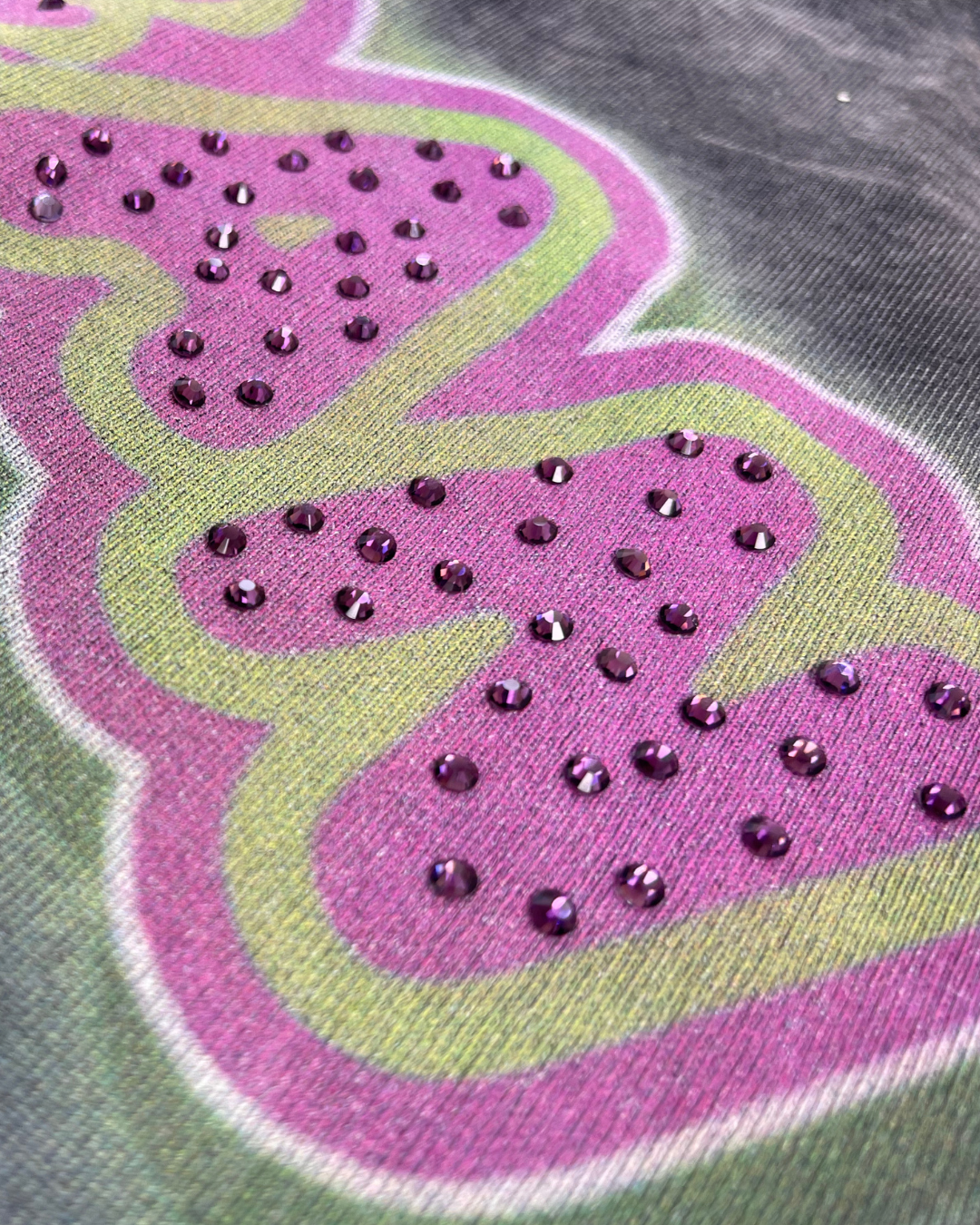 Shirt Rhinestone Custom Service