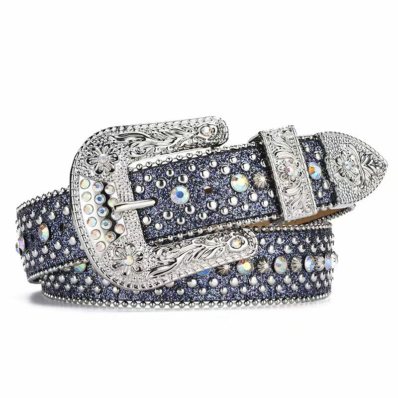 Western Cowboy Rhinestone Belt