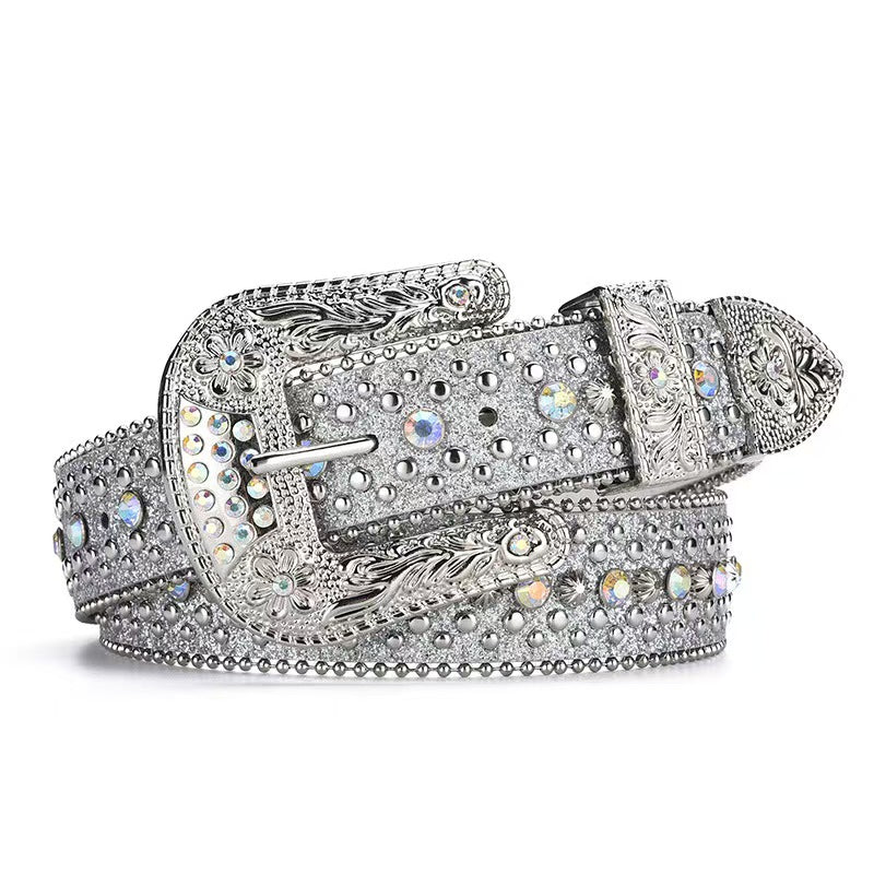 Western Cowboy Rhinestone Belt