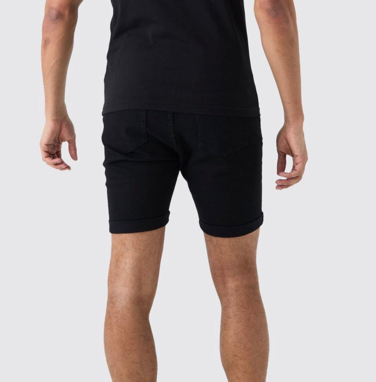 MAN skinny Stretch Denim Shorts
