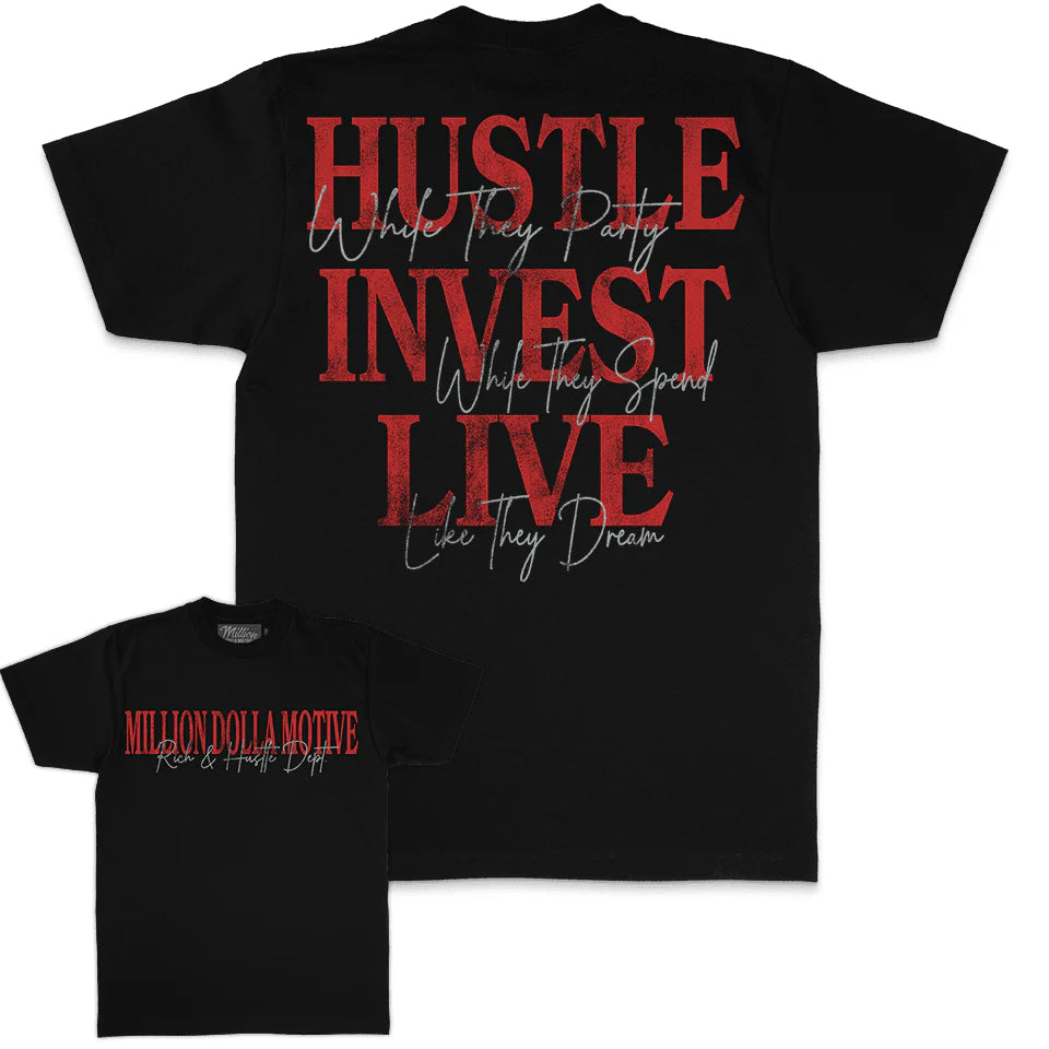 Hustle Invest Live - Billionaire Boys T-Shirt