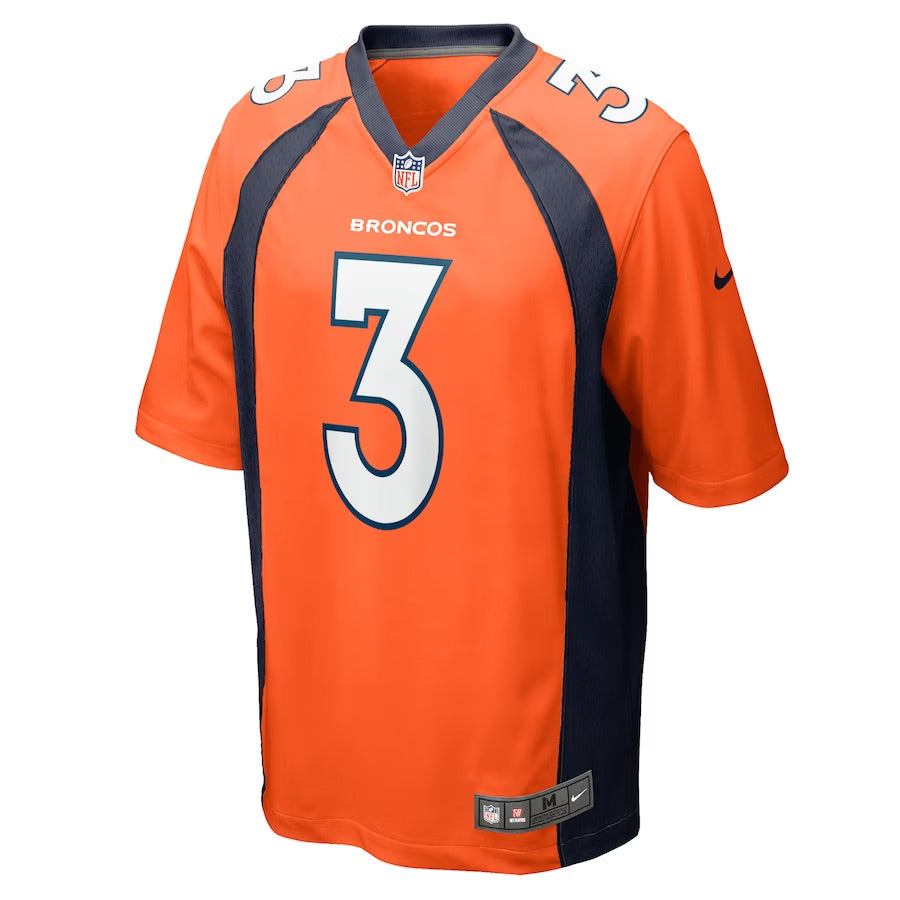 NFL Russell Wilson Denver Broncos Nike Youth Game Jersey - Orange