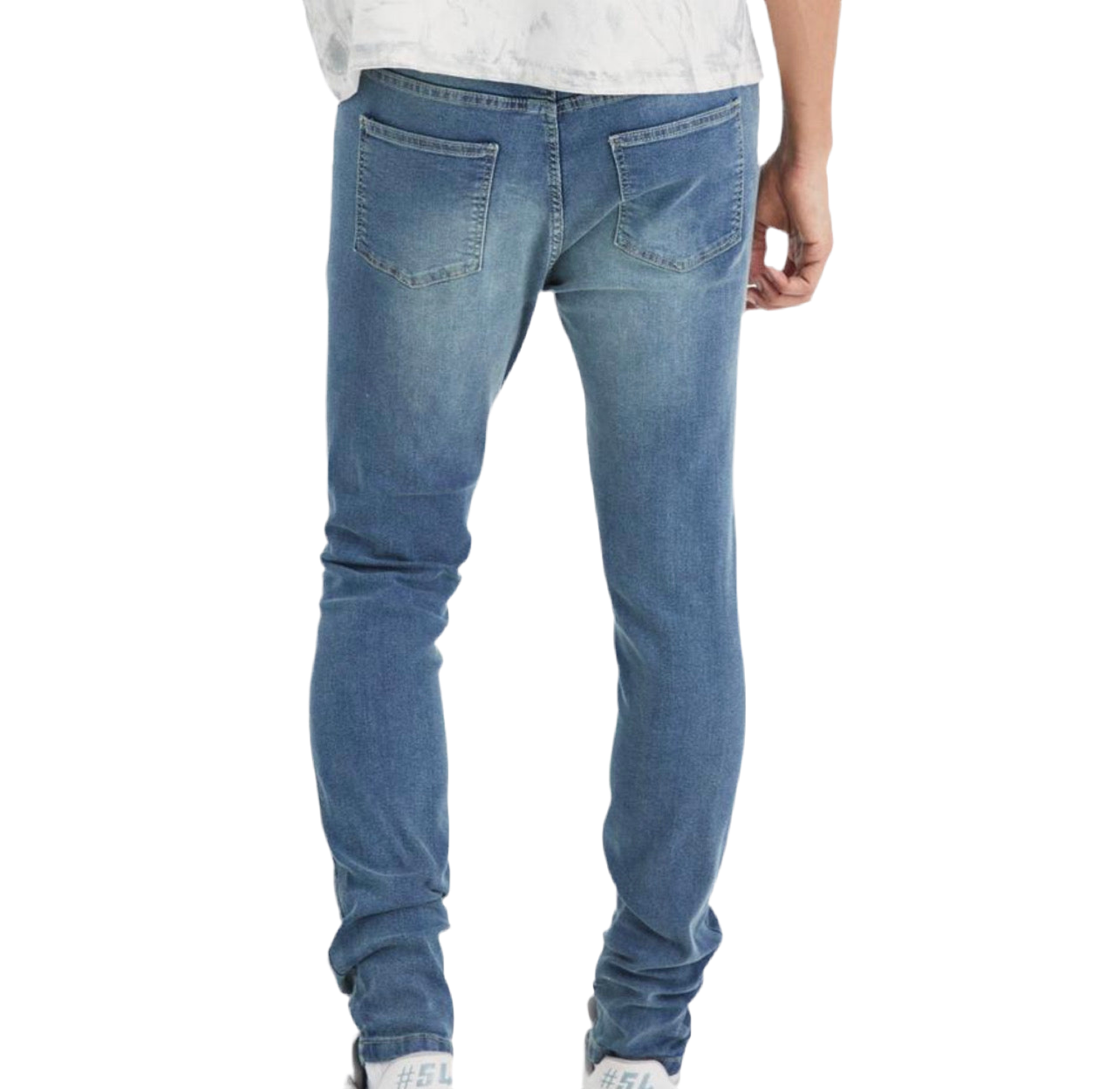 MAN Skinny Extreme Knee Rip Jeans