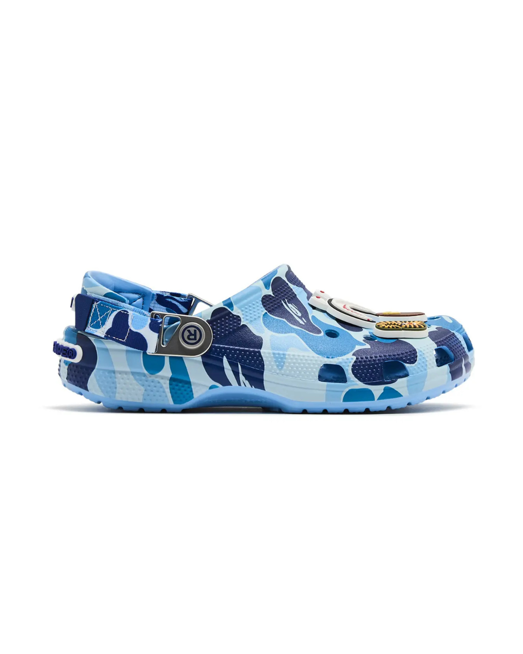 BAPE X CROCS CAMO CLASSIC CLOG - BLUE
