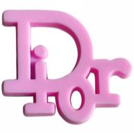 Light Pink Logo- Jibbitz