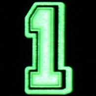 Glow In The Dark Letter & Number - Jibbitz