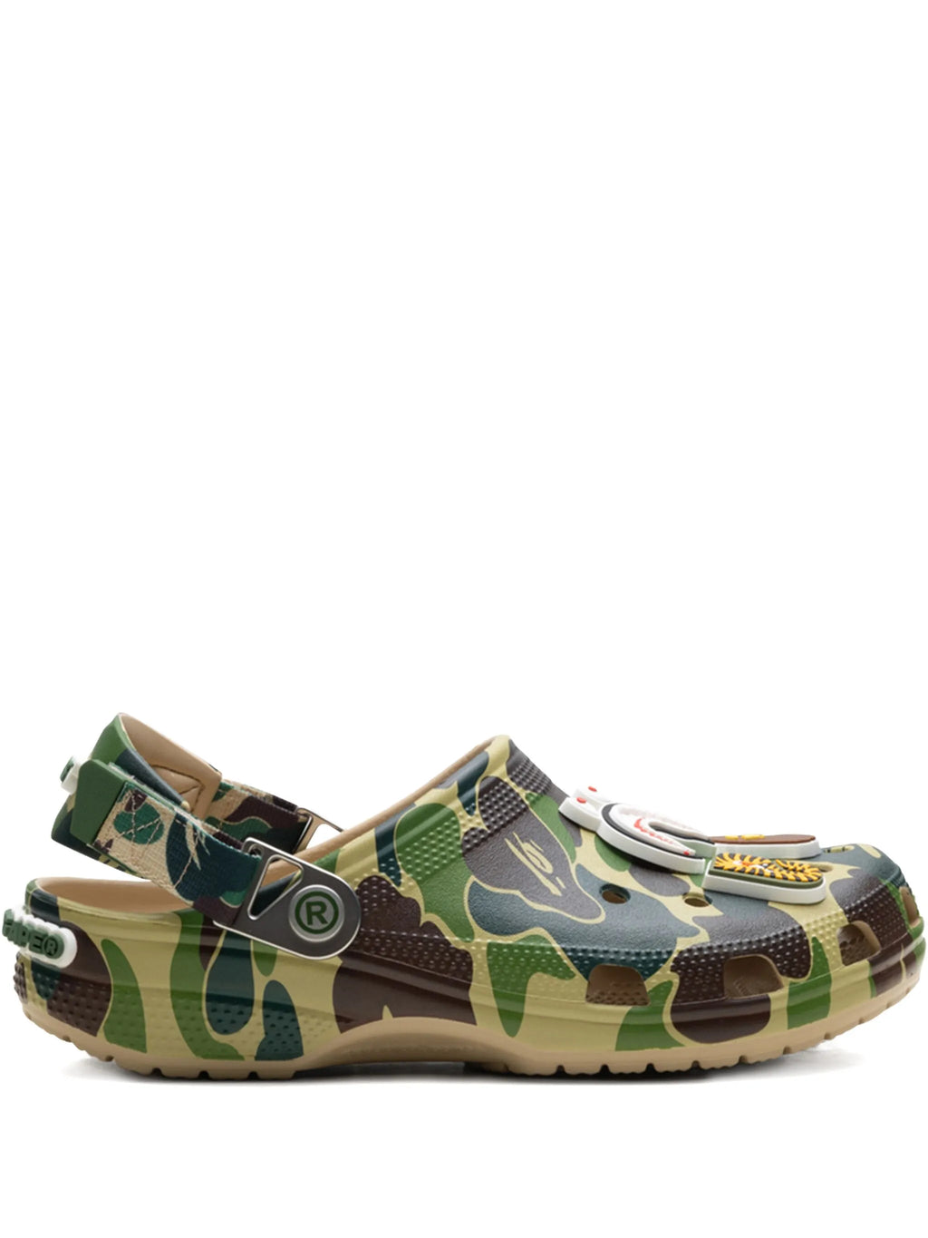 BAPE X CROCS CAMO CLASSIC CLOG - GREEN