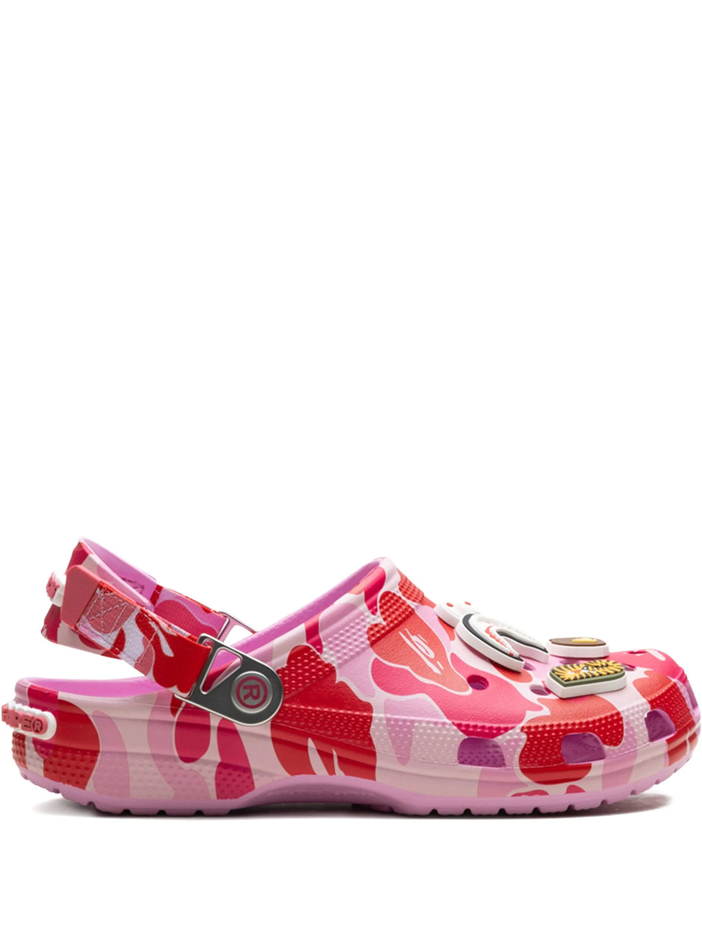 BAPE X CROCS CAMO CLASSIC CLOG - PINK