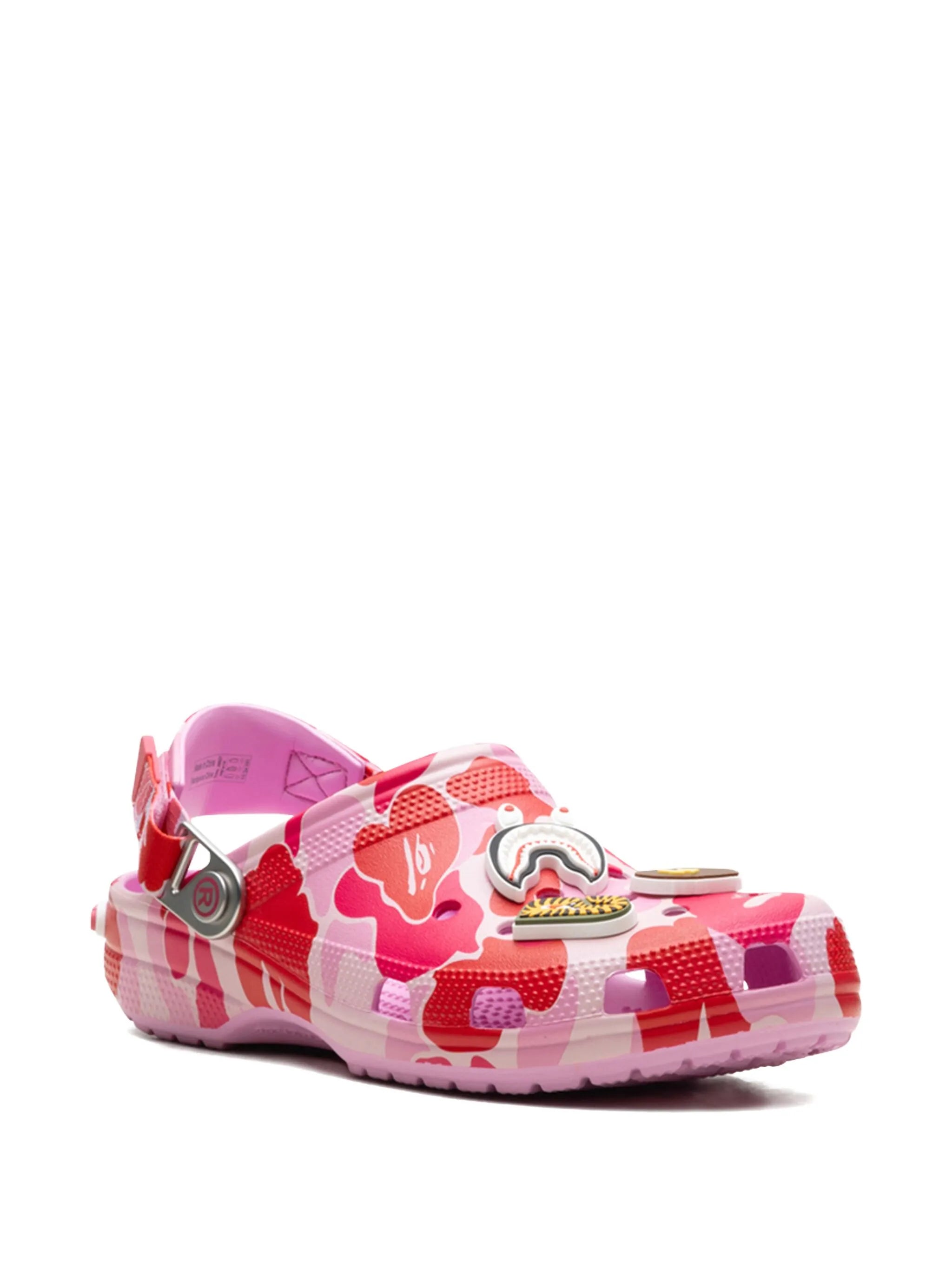 BAPE X CROCS CAMO CLASSIC CLOG - PINK