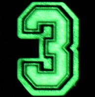 Glow In The Dark Letter & Number - Jibbitz