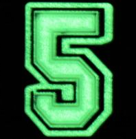 Glow In The Dark Letter & Number - Jibbitz