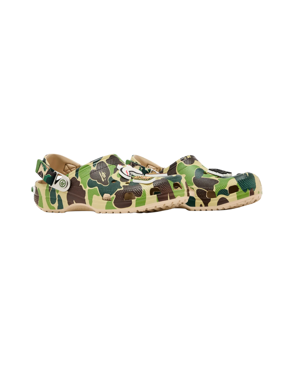BAPE X CROCS CAMO CLASSIC CLOG - GREEN