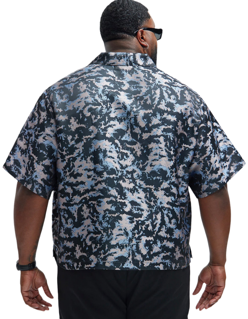 Nova - Theo Cropped Blue Shirt