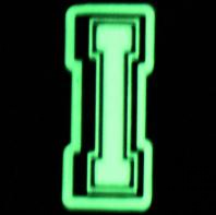 Glow In The Dark Letter & Number - Jibbitz