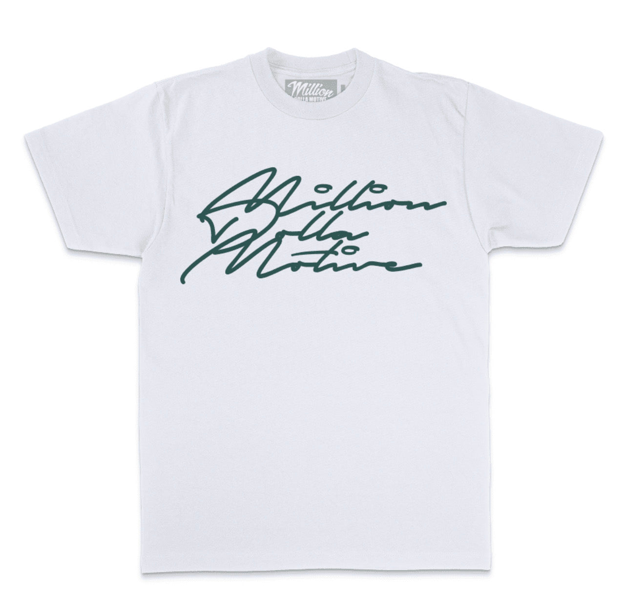 Million Dollar Motive Grind Hustle Execute - White T Shirt