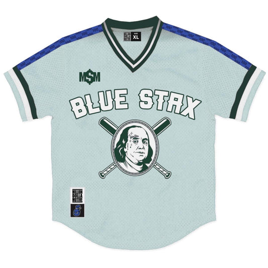 Million Dolla Motive - Blue Stax Benjamin Jersey