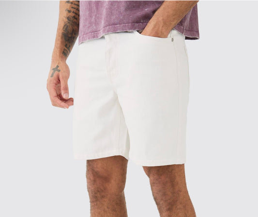 MAN - slim Rigid Denim Shorts