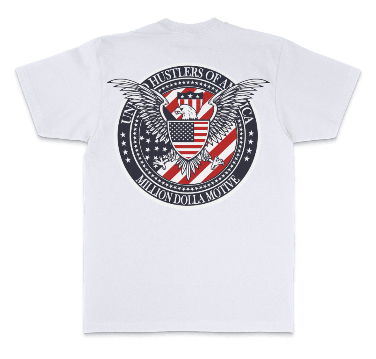 United Hustlers of America- White T-Shirt