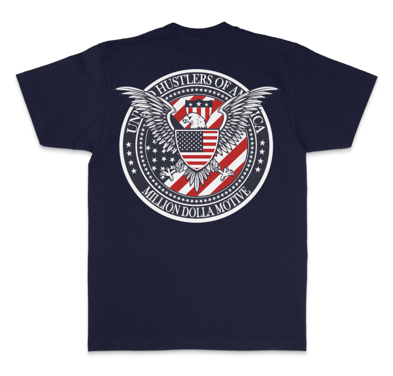 United Hustlers of America- Navy Blue T-shirt