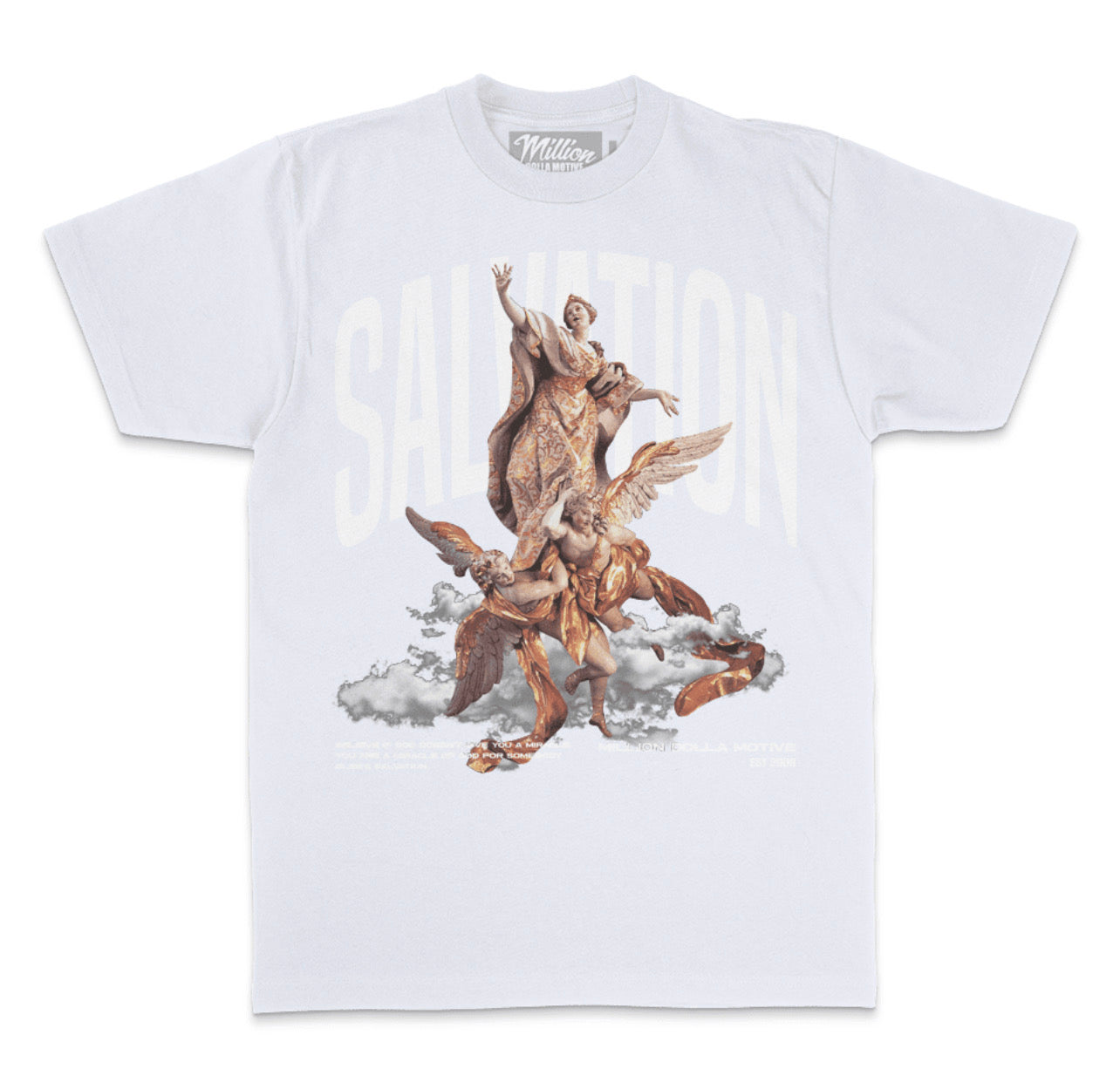 Million Dollar Motive - Salvation White Tee Shirt