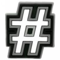 White Letter & Numbers- Jibbitz