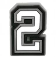 White Letter & Numbers- Jibbitz