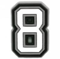 White Letter & Numbers- Jibbitz