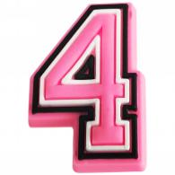 Pink Letter & Numbers- Jibbitz