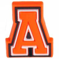 Orange Letter & Number - Jibbitz