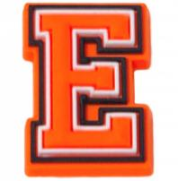 Orange Letter & Number - Jibbitz