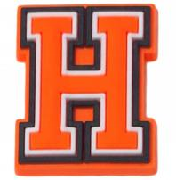 Orange Letter & Number - Jibbitz