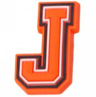 Orange Letter & Number - Jibbitz