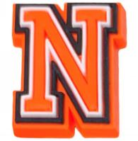 Orange Letter & Number - Jibbitz