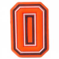 Orange Letter & Number - Jibbitz