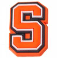 Orange Letter & Number - Jibbitz