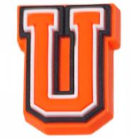 Orange Letter & Number - Jibbitz