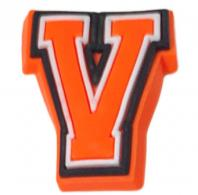 Orange Letter & Number - Jibbitz