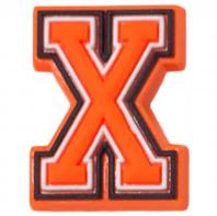 Orange Letter & Number - Jibbitz