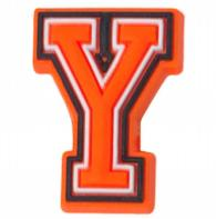 Orange Letter & Number - Jibbitz