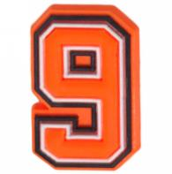 Orange Letter & Number - Jibbitz