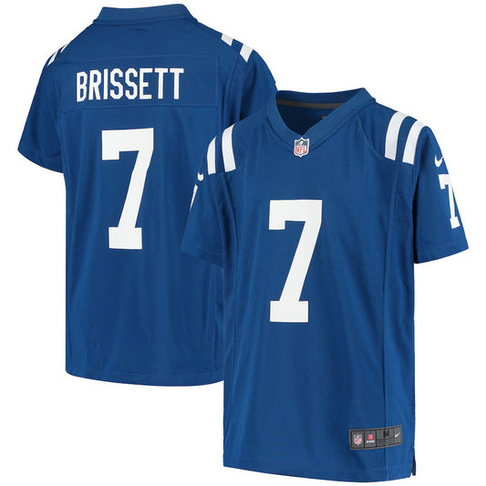 NFL Jacoby Brissett Indianapolis Colts Youth Game Player Jersey