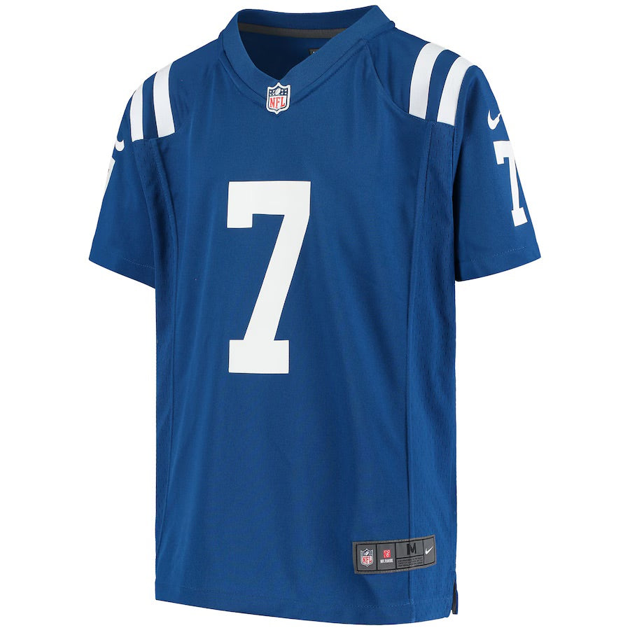 NFL Jacoby Brissett Indianapolis Colts Youth Game Player Jersey