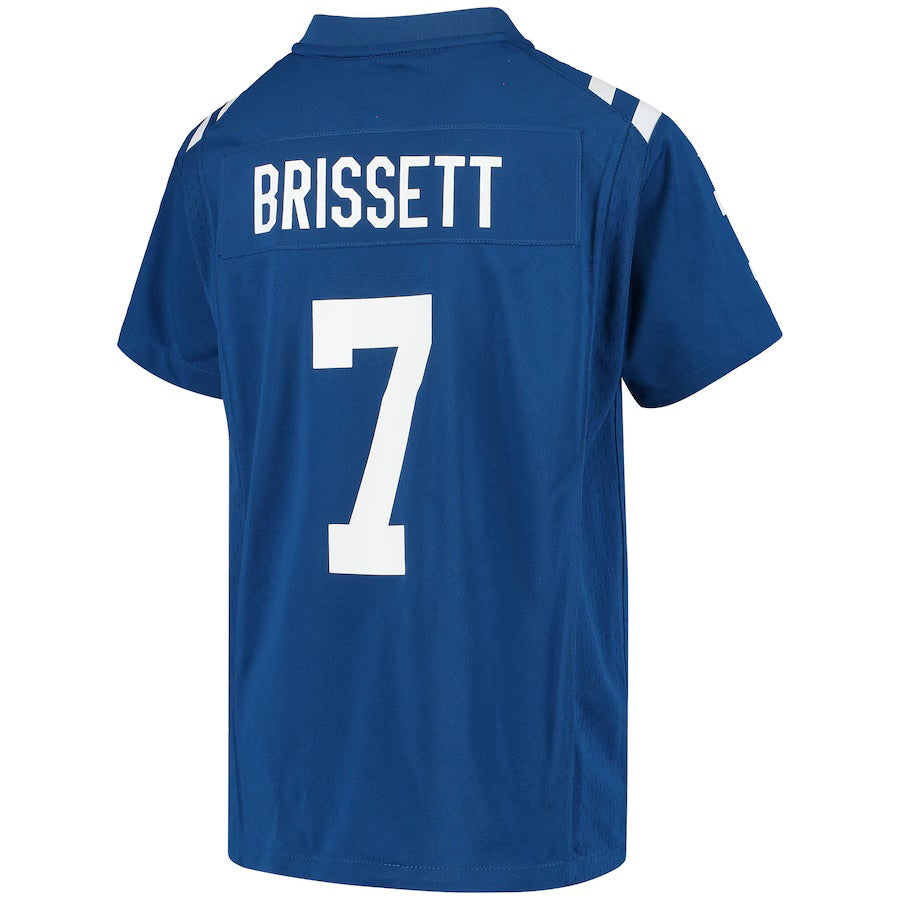 NFL Jacoby Brissett Indianapolis Colts Youth Game Player Jersey