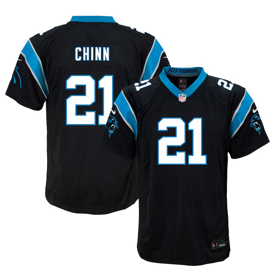 NFL Jeremy Chinn Carolina Panthers Nike Youth Game Jersey - Black