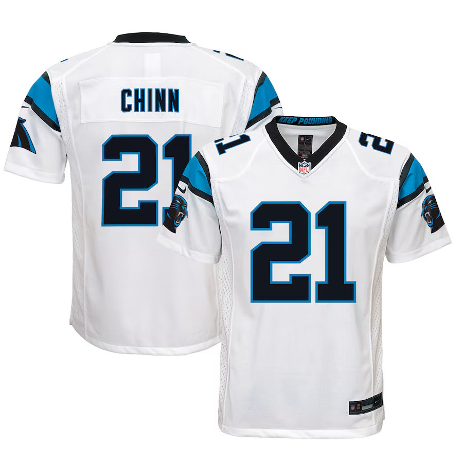 NFL Jeremy Chinn Carolina Panthers Nike Youth Game Jersey - White