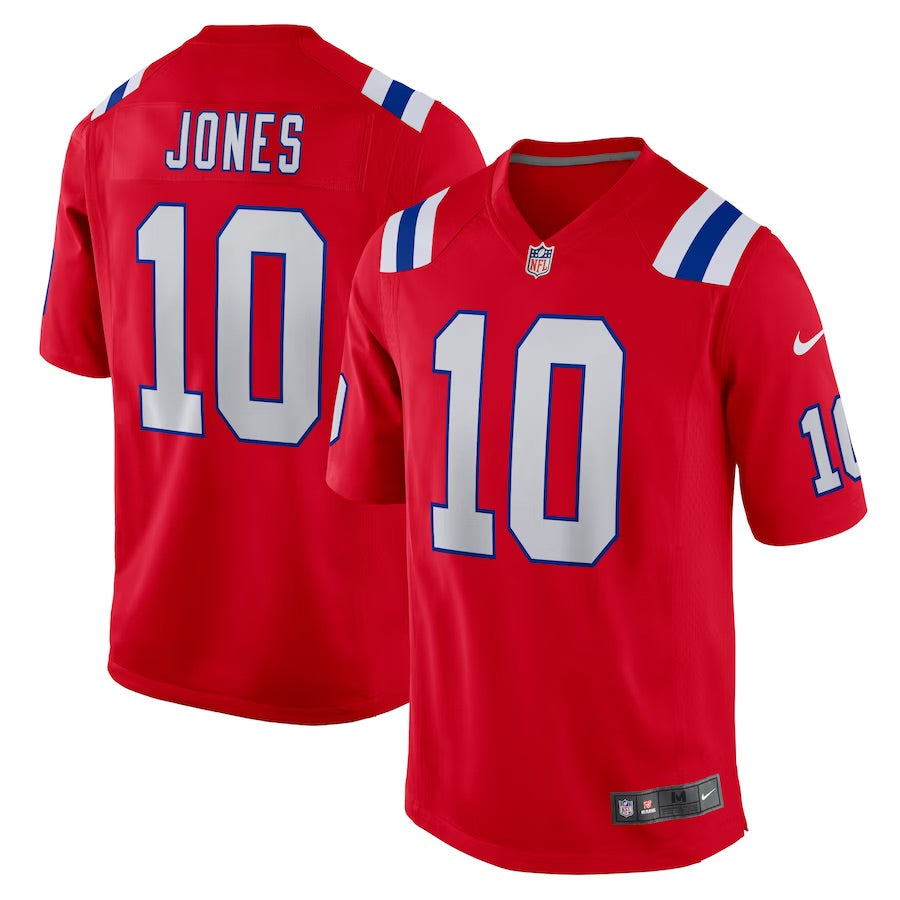 NFL Mac Jones New England Patriots Nike Youth Game Jersey - Red