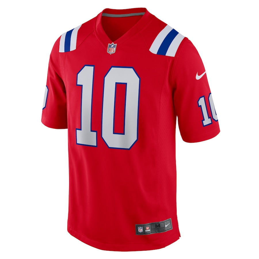 NFL Mac Jones New England Patriots Nike Youth Game Jersey - Red