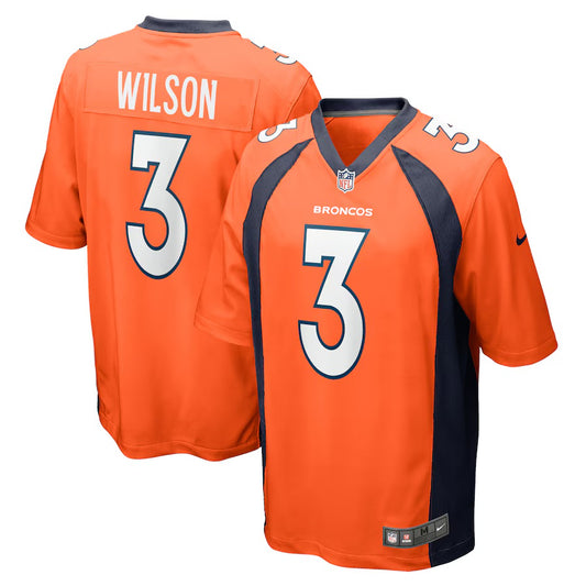 NFL Russell Wilson Denver Broncos Nike Youth Game Jersey - Orange